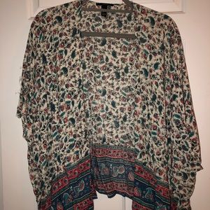 Forever 21 floral kimono